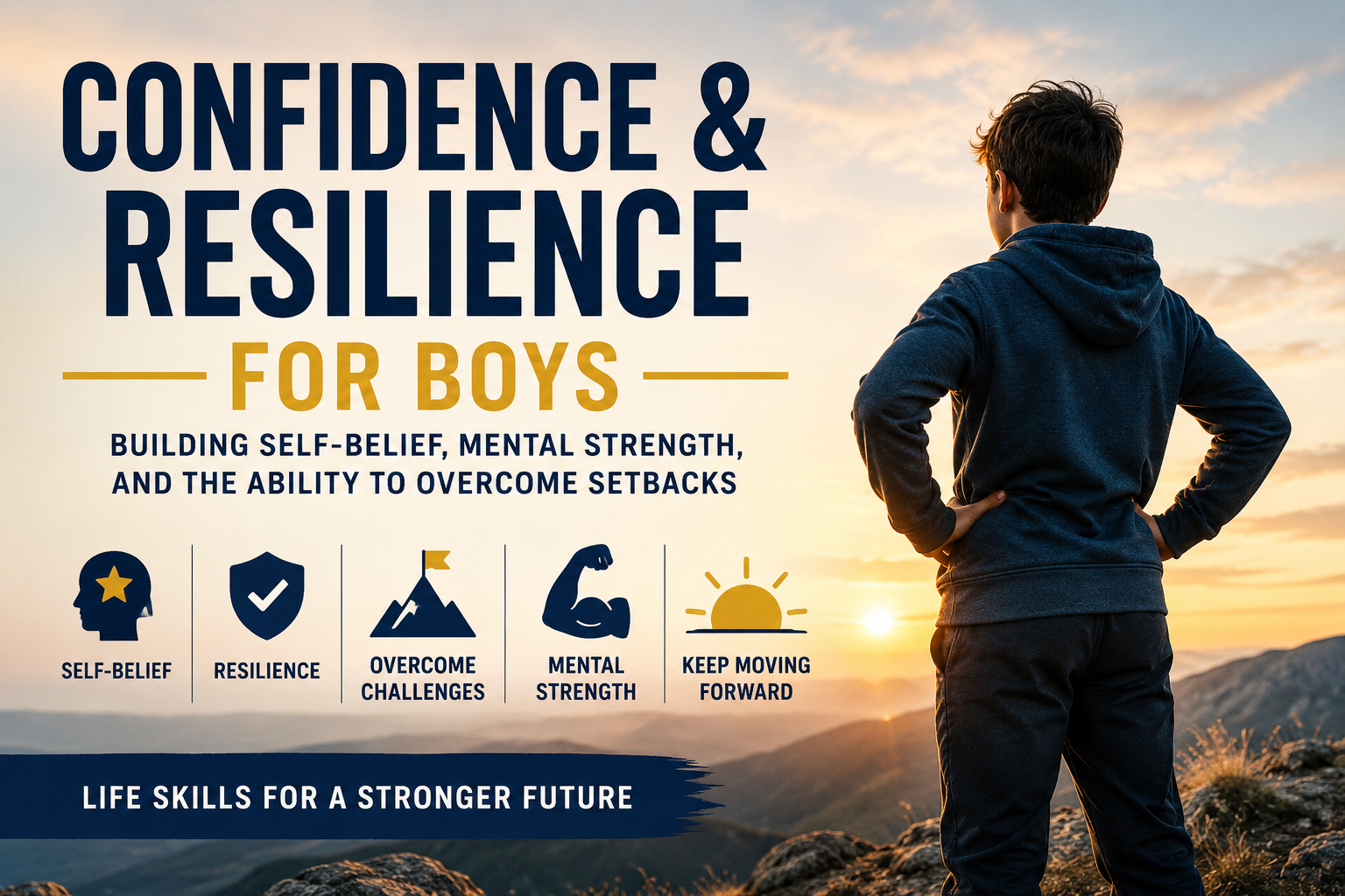 Confidence and resilience for boys building self-belief mental strength and the ability to overcome setbacks